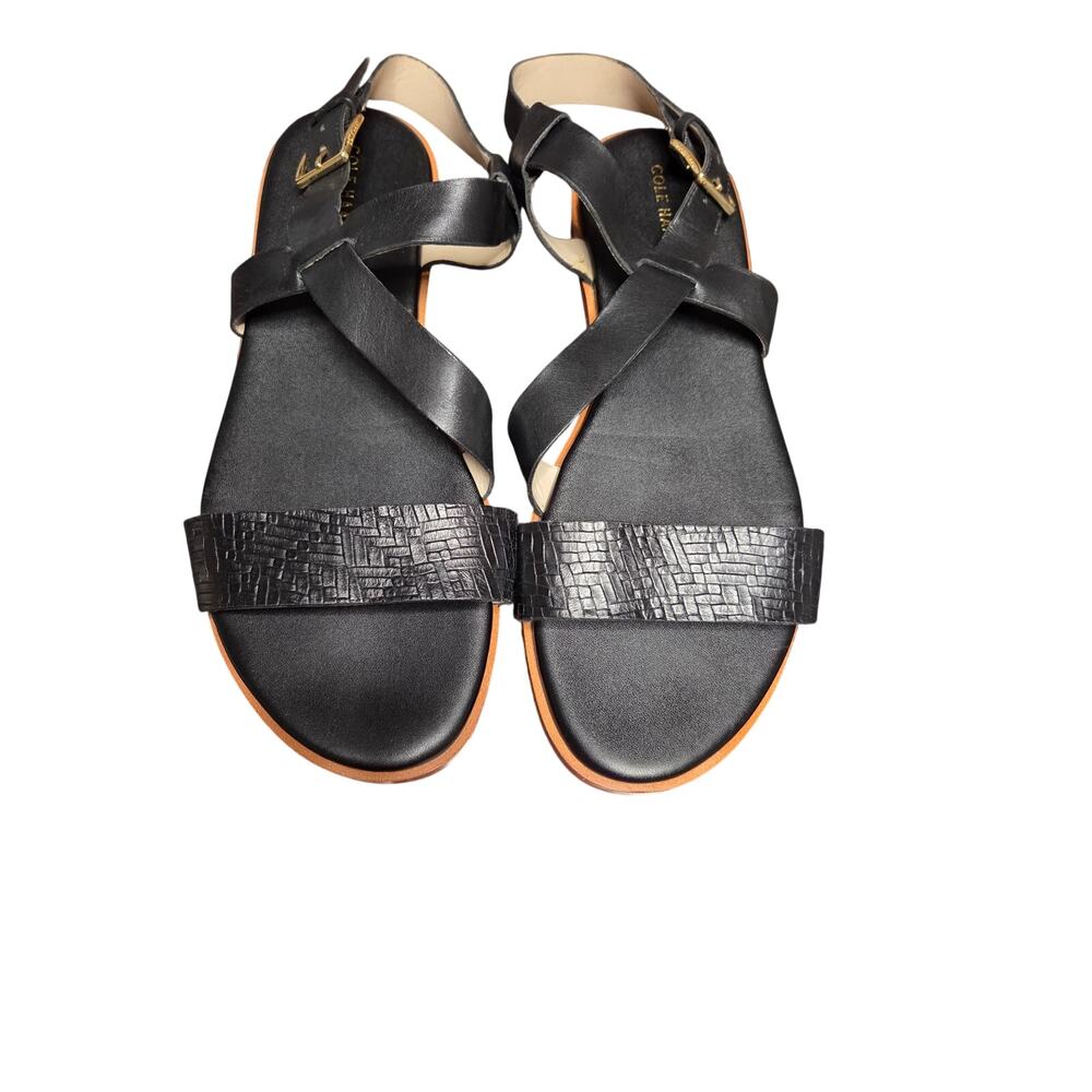 Cole Haan Findra Black Strappy Sandals W12459 Women's Size 9
